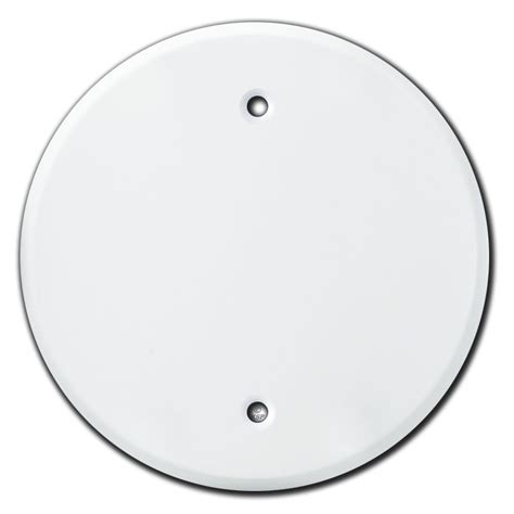 blank cover for electrical box ivory|round electrical box covers.